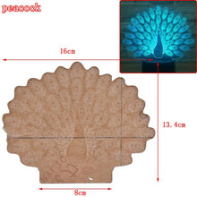 Load image into Gallery viewer, 1PCS Fashion New 3D Illusion Lamp RGB LED Night Light Acrylic Panel
